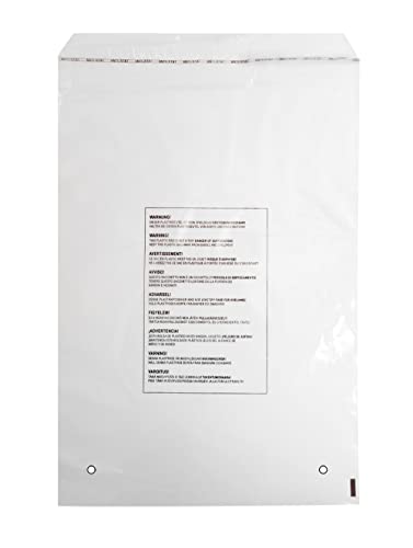LDPE-Klebebeutel mit Warntext in verschiedenen Größen, 300 x 500, 1000 von WeltiesSmartTools