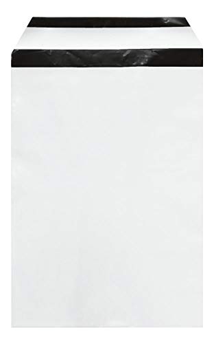 WeltiesSmartTools COEX LDPE-Versandtaschen 350x450+50mm 1000 Stück selbstklebend wasserdicht blickdicht Versandtüte Versandbeutel Weiß Plastik von WeltiesSmartTools