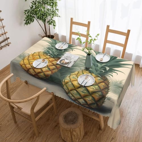 Elegante Tischdecke mit Ananas-Druck, stilvolle Heimdekoration für Esstische, Hochzeiten und Veranstaltungen Elegante Tischdecke mit Ananas-Druck, stilvolle Heimdekoration für Esstische, Hochzeiten und Veranstaltungen von WenDang