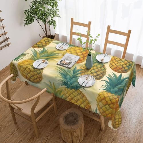 Elegante Tischdecke mit Ananas-Druck, stilvolle Heimdekoration für Esstische, Hochzeiten und Veranstaltungen Elegante Tischdecke mit Ananas-Druck, stilvolle Heimdekoration für Esstische, Hochzeiten und Veranstaltungen von WenDang