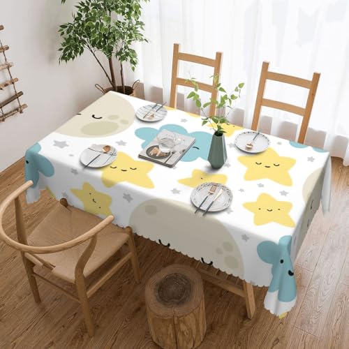 Elegante Tischdecke mit Mondwolken-Motiv, stilvolle Heimdekoration für Esstische, Hochzeiten und Veranstaltungen Elegante Tischdecke mit Mondwolken-Motiv, stilvolle Heimdekoration für Esstische, Hochzeiten und Veranstaltungen von WenDang
