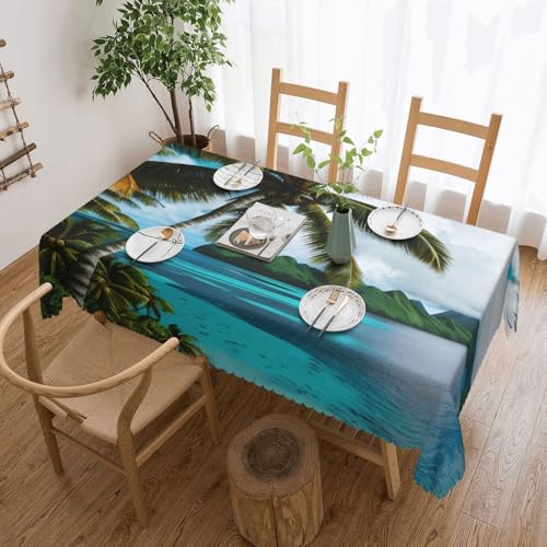 Elegante Tischdecke mit Norwegeninsel-Druck, stilvolle Heimdekoration, Stoff für Esstische, Hochzeiten und Veranstaltungen Elegante Tischdecke mit Norwegeninsel-Druck, stilvolle Heimdekoration, Stoff für Esstische, Hochzeiten und Veranstaltungen von WenDang