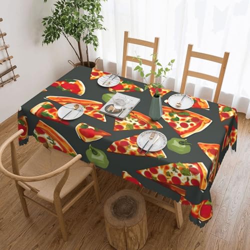Elegante Tischdecke mit Pizza-Muster, stilvolle Dekoration für Esstische, Hochzeiten und Veranstaltungen von WenDang
