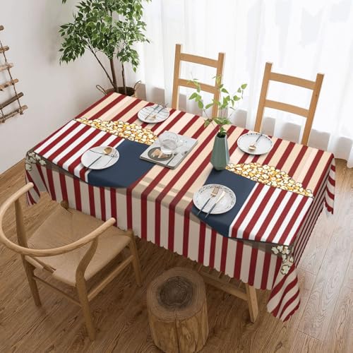 Elegante Tischdecke mit Popcorn-Druck, stilvolle Heimdekoration für Esstische, Hochzeiten und Veranstaltungen Elegante Tischdecke mit Popcorn-Druck, stilvolle Heimdekoration für Esstische, Hochzeiten und Veranstaltungen von WenDang