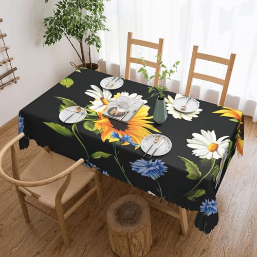 Elegante Tischdecke mit Sonnenblumen-Motiv, stilvolle Heimdekoration, Stoff für Esstische, Hochzeiten und Veranstaltungen Elegante Tischdecke mit Sonnenblumen-Motiv, stilvolle Heimdekoration, Stoff für Esstische, Hochzeiten und Veranstaltungen von WenDang