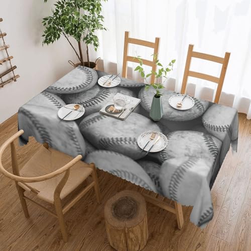 Elegante Tischdecke mit coolem grauem Baseball-Druck, stilvolle Heimdekoration für Esstische, Hochzeiten und Veranstaltungen Elegante Tischdecke mit coolem grauem Baseball-Druck, stilvolle Heimdekoration für Esstische, Hochzeiten und Veranstaltungen von WenDang