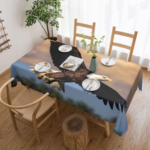 Elegante Tischdecke mit fliegendem Adler-Druck, stilvolle Heimdekoration für Esstische, Hochzeiten und Veranstaltungen Elegante Tischdecke mit fliegendem Adler-Druck, stilvolle Heimdekoration für Esstische, Hochzeiten und Veranstaltungen von WenDang