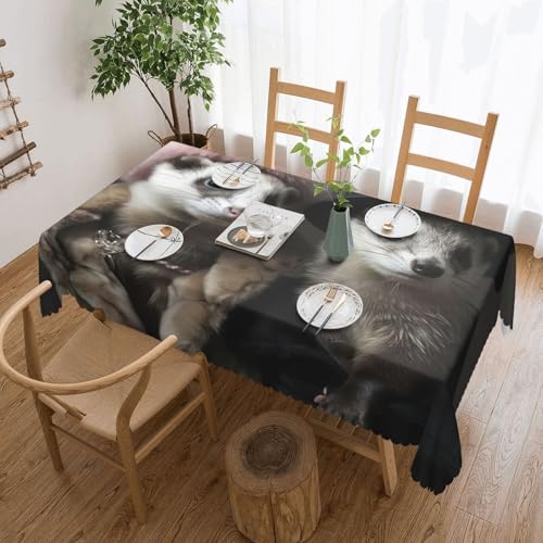 Elegante Tischdecke mit französischem Frettchen-Druck, stilvolle Heimdekoration, Stoff für Esstische, Hochzeiten und Veranstaltungen Elegante Tischdecke mit französischem Frettchen-Druck, stilvolle Heimdekoration, Stoff für Esstische, Hochzeiten und Veranstaltungen von WenDang