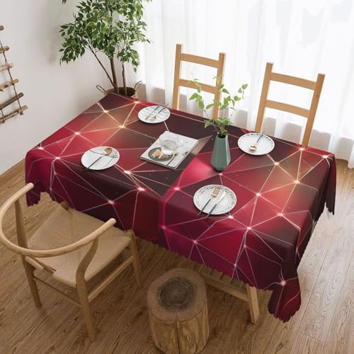 Rote Galaxie-Konstellations-Druck, elegante Tischdecke, stilvolle Heimdekoration, Stoff für Esstische, Hochzeiten und Veranstaltungen Rote Galaxie-Konstellations-Druck, elegante Tischdecke, stilvolle Heimdekoration, Stoff für Esstische, Hochzeiten und Veranstaltungen von WenDang