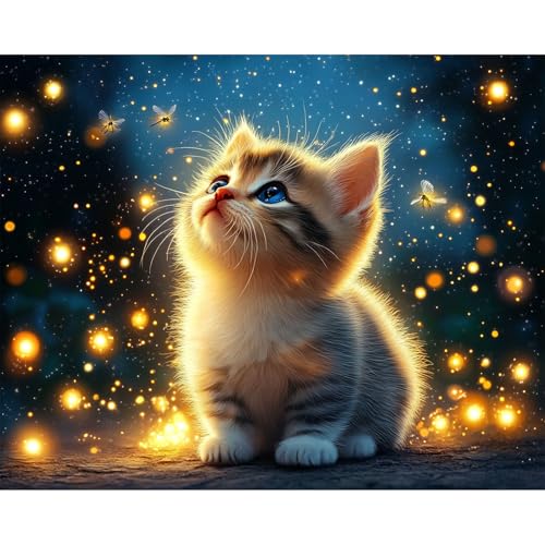Wenfdrtr Malen Nach Zahlen Kinder ab 6 7 8 9 10 Jahre Mädchen - Katze Malen Nach Zahlen Kits Anfänge, DIY Ölgemälde Leinwand Acrylfarbe Geschenkidee 40 x 50 cm Wenfdrtr Malen Nach Zahlen Kinder ab 6 7 8 9 10 Jahre Mädchen - Katze Malen Nach Zahlen Kits Anfänge, DIY Ölgemälde Leinwand Acrylfarbe Geschenkidee 40 x 50 cm von Wenfdrtr