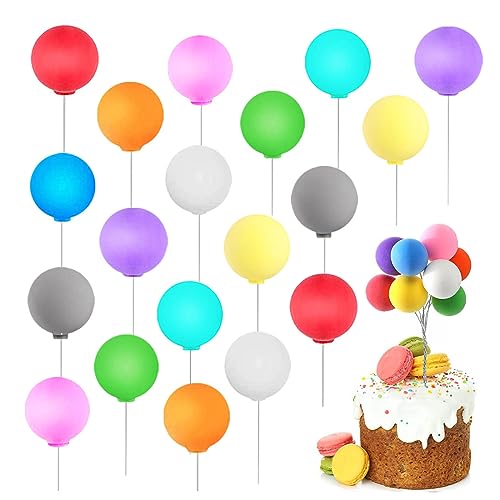 20 Stück Kugeln, Kuchendekorationen, Mini-Regenbogen-Kuchenaufsatz, runde Tonkugeln, Cupcake-Topper, DIY-Dekoration für Hochzeit, Jahrestag, Abschlussfeier, Geburtstag, Party, Babyparty, bunt 20 Stück Kugeln, Kuchendekorationen, Mini-Regenbogen-Kuchenaufsatz, runde Tonkugeln, Cupcake-Topper, DIY-Dekoration für Hochzeit, Jahrestag, Abschlussfeier, Geburtstag, Party, Babyparty, bunt von WenffbBou