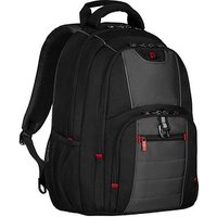 WENGER Laptop-Rucksack Pillar Kunstfaser schwarz/grau 25,0 l bis 39,6 cm (15,6 Zoll) von Wenger