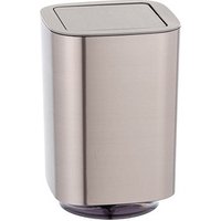 WENKO Auron Kosmetikeimer 5,5 l silber von Wenko