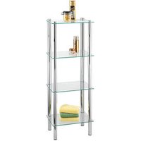 WENKO Badregal Yago silber 40,0 x 30,0 x 104,0 cm WENKO Badregal Yago silber 40,0 x 30,0 x 104,0 cm von Wenko