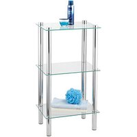 WENKO Badregal Yago silber 40,0 x 30,0 x 74,0 cm WENKO Badregal Yago silber 40,0 x 30,0 x 74,0 cm von Wenko