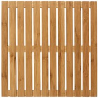 WENKO Badematte Bambus braun 50,0 x 50,0 cm von Wenko
