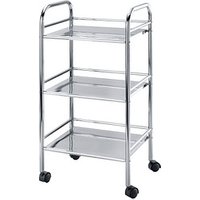 WENKO Etagenwagen Exclusiv silber 41,0 x 32,0 x 75,0 cm WENKO Etagenwagen Exclusiv silber 41,0 x 32,0 x 75,0 cm von Wenko