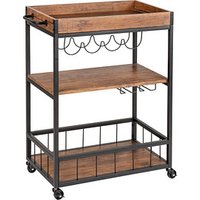 WENKO Etagenwagen Rustico braun 80,0 x 40,0 x 89,5 cm WENKO Etagenwagen Rustico braun 80,0 x 40,0 x 89,5 cm von Wenko