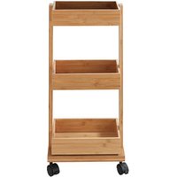 WENKO Etagenwagen Tortona braun 18,0 x 31,0 x 71,5 cm WENKO Etagenwagen Tortona braun 18,0 x 31,0 x 71,5 cm von Wenko