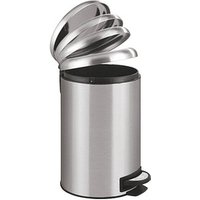 WENKO Leman Mülleimer 12,0 l silber WENKO Leman Mülleimer 12,0 l silber von Wenko