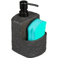 WENKO Seifenspender Festival 54667100 schwarz Beton 380,0 ml WENKO Seifenspender Festival 54667100 schwarz Beton 380,0 ml von Wenko