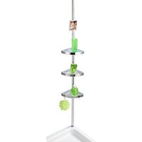 WENKO Teleskop-Duschregal Premium silber 27,5 x 20,0 x 70,0-260,0 cm WENKO Teleskop-Duschregal Premium silber 27,5 x 20,0 x 70,0-260,0 cm von Wenko