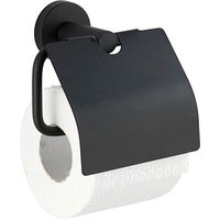 WENKO Toilettenpapierhalter Bosio schwarz von Wenko