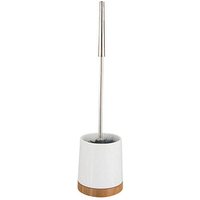 WENKO WC-Garnitur Bamboo weiß, braun Stein von Wenko