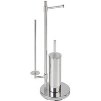 WENKO WC-Garnitur Universalo Neo silber Metall von Wenko