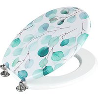 WENKO WC-Sitz Pioppo weiß, grün, 1 St. von Wenko