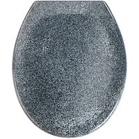 WENKO WC-Sitz mit Absenkautomatik Ottana grau, granit von Wenko
