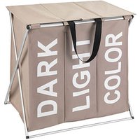 WENKO Wäschesortierer Trio Top taupe WENKO Wäschesortierer Trio Top taupe von Wenko