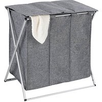 WENKO Wäschesortierer Trio Top grau WENKO Wäschesortierer Trio Top grau von Wenko