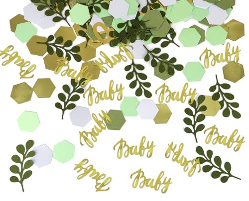 WenmthG - Baby Geburtstag Konfetti Deko Grün - 200 Stück Tischdeko Geburtstag Streudeko Geburtstag Gold - Geburtstag Confetti Baby - Deko Geburtstag Party BK-2 WenmthG - Baby Geburtstag Konfetti Deko Grün - 200 Stück Tischdeko Geburtstag Streudeko Geburtstag Gold - Geburtstag Confetti Baby - Deko Geburtstag Party BK-2 von WenmthG