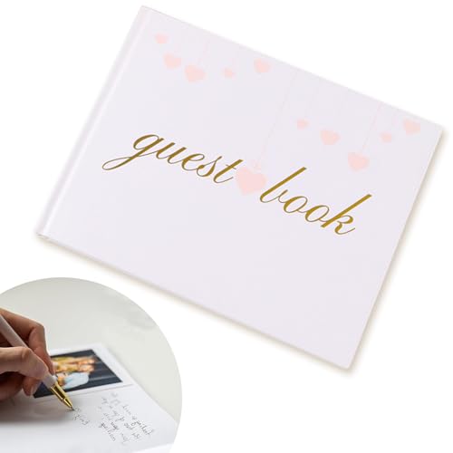 Wennala Gästebuch Hochzeit Mit Fragen zum Ausfüllen, Hochzeit Gästebuch, 100 Weiß Blanko Seiten, Hochwertiges Hochzeitsgästebuch, für Hochzeit, Geburtstag, Babyparty, Gästebuch Taufe Gastgeschenk Wennala Gästebuch Hochzeit Mit Fragen zum Ausfüllen, Hochzeit Gästebuch, 100 Weiß Blanko Seiten, Hochwertiges Hochzeitsgästebuch, für Hochzeit, Geburtstag, Babyparty, Gästebuch Taufe Gastgeschenk von Wennala