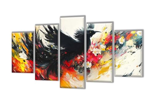 5 Stück Diamant Painting Bilder Groß Farbe Abstrakt Diamant Painting Erwachsene, Mosaik Bastelset Kinder, DIY Voll Diamant Crystal Art Malen Nach Zahlen Erwachsene für Room Decor 300x180cm q-15 von Wenpeef