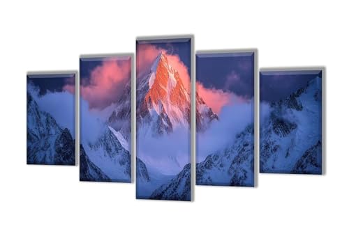 Diamond Painting 5 Teilig Abstrakt Gebirge Diamond Painting Kinder, Groß XXL Diamant Malerei Kreuzstich Basteln Erwachsene, DIY Voll Set Diamant Crystal Art Set, Mädchen Geschenke 125x75cm q-64 von Wenpeef