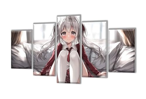 Diamond Painting 5 Teilig Karikatur Mädchen Diamond Painting Kinder, Groß XXL Diamant Malerei Kreuzstich Basteln Erwachsene, DIY Voll Set Diamant Crystal Art Set, Mädchen Geschenke 125x75cm q-52 von Wenpeef