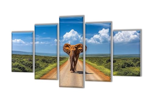 Diamond Painting 5 Teilig Wiese Elefant Diamond Painting Kinder, Groß Diamant Malerei Kreuzstich Basteln Erwachsene, DIY Voll Set Diamant Crystal Art Set, Home Décor Mädchen Geschenke 125x75cm q-86 Diamond Painting 5 Teilig Wiese Elefant Diamond Painting Kinder, Groß Diamant Malerei Kreuzstich Basteln Erwachsene, DIY Voll Set Diamant Crystal Art Set, Home Décor Mädchen Geschenke 125x75cm q-86 von Wenpeef