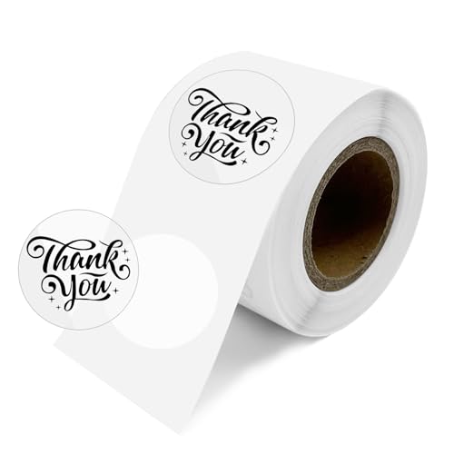 400 Blätter Transparent Selbstklebend Thermo-Etiketten 5x5 CM Rund Thank You Thermoetiketten für die Geschenkverpackung 400 Blätter Transparent Selbstklebend Thermo-Etiketten 5x5 CM Rund Thank You Thermoetiketten für die Geschenkverpackung von Wensdr