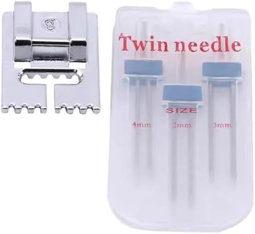 1 Set Twin Stretch Maschinennadel Doppel Zwillingsnadeln Nadeln Nähmaschine Doppelnadel für Brother Singer Nähmaschine Haushaltsnähmaschine, Nähmaschinennadeln, Maschinennadeln 1 Set Twin Stretch Maschinennadel Doppel Zwillingsnadeln Nadeln Nähmaschine Doppelnadel für Brother Singer Nähmaschine Haushaltsnähmaschine, Nähmaschinennadeln, Maschinennadeln von Wentoenapp