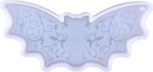 Halloween-Schlüsselanhänger-Epoxid-Form, DIY, Halloween, Fledermaus für Schlüsselanhänger, Silikonform, Epoxidharz-Formen für DIY-Anhänger, Schmuck, Bastelbedarf, Harzgussformen von Wentoenapp