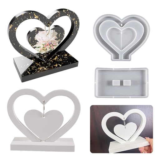 Fotorahmen Herz DIY Silikonformen, Herz Silikon Gießform Epoxidharz Formen Silikon mit Kette Kreative DIY Epoxidharz Formen Silikonformen Epoxidharz Für Basteln Haus Desktop, Fotorahmen Dekorationen Fotorahmen Herz DIY Silikonformen, Herz Silikon Gießform Epoxidharz Formen Silikon mit Kette Kreative DIY Epoxidharz Formen Silikonformen Epoxidharz Für Basteln Haus Desktop, Fotorahmen Dekorationen von Wenxiaw