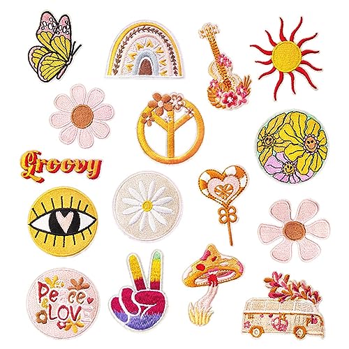 DIY Kleidung Patches Aufkleber Stickerei Patches zum Aufbügeln Bügelbild Flicken Patches Zum Applikationen zum Nähen oder Aufbügeln Kleidung Patches für T-Shirt Jeans Kleidung Taschen 16 Stück DIY Kleidung Patches Aufkleber Stickerei Patches zum Aufbügeln Bügelbild Flicken Patches Zum Applikationen zum Nähen oder Aufbügeln Kleidung Patches für T-Shirt Jeans Kleidung Taschen 16 Stück von Wenyue