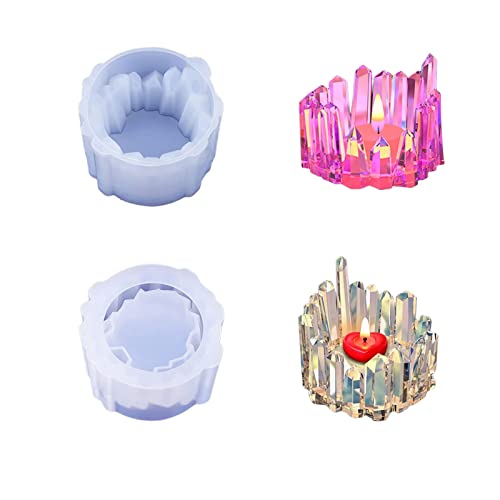 Kerzenformen Silikonform, Gießform Kerzenhalter, 2 Stücke Silikonform Kerzen,Silikonform Kerzenhalter, Kerzenhalter Silikonformen DIY Kristall Epoxidharz Gießformen Kerzenformen Silikonform, Gießform Kerzenhalter, 2 Stücke Silikonform Kerzen,Silikonform Kerzenhalter, Kerzenhalter Silikonformen DIY Kristall Epoxidharz Gießformen von Wenyue