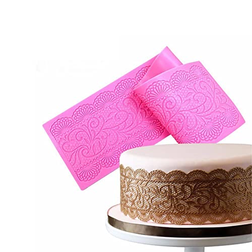 Wenyue Prägematte Silikonfondantform Kuchendekorationen Silikonformen Spitze Matte Prägematte Strukturmatte Kuchen Matte Fondant Mold Backen Spitze für Tortendeko Fondant Klassisch Muster – Spitze Wenyue Prägematte Silikonfondantform Kuchendekorationen Silikonformen Spitze Matte Prägematte Strukturmatte Kuchen Matte Fondant Mold Backen Spitze für Tortendeko Fondant Klassisch Muster – Spitze von Wenyue