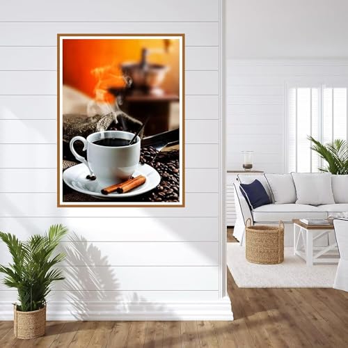 Kaffee Diamond Painting Zigarre Diamant Painting Bilder,Diamond Painting Klein Size Erwachsene 5D eckige Full Drill Cross Stickerei Malerei Kits Malen nach Zahlen, Deko wohnzimmer Wand 35x50cm WO-2273 Kaffee Diamond Painting Zigarre Diamant Painting Bilder,Diamond Painting Klein Size Erwachsene 5D eckige Full Drill Cross Stickerei Malerei Kits Malen nach Zahlen, Deko wohnzimmer Wand 35x50cm WO-2273 von Weoqion