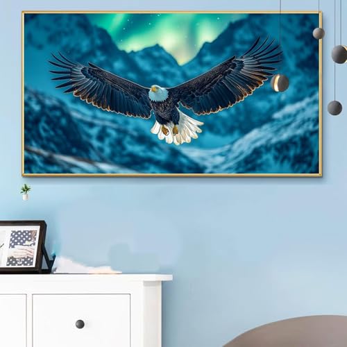 Malen Nach Zahlen Erwachsene Eule Malen Nach Zahlen XXL 90x180CM Paint by Numbers Tiere Bild DIY Set Erwachsene Basteln, Adults Kreativ Set für Zimmer Deko, Herbstdeko, Weihnachtsdeko Geschenke Q6-398 von Weoqion
