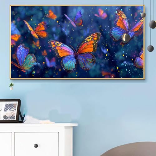 Malen Nach Zahlen Erwachsene Fantasy Malen Nach Zahlen XXL 70x140 Paint by Numbers Tiere Bild DIY Set Erwachsene Basteln, Adults Kreativ Set für Zimmer Deko, Herbstdeko,Weihnachtsdeko Geschenke Q6-644 von Weoqion