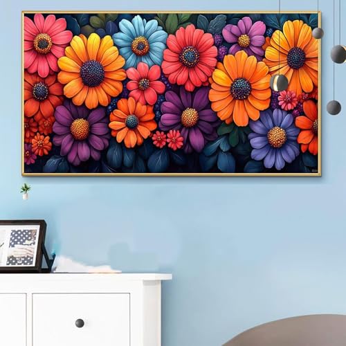 Malen Nach Zahlen Erwachsene Klassisch Malen Nach Zahlen XXL 100x200cm Paint by Numbers Halloween Bild DIY Set Erwachsene Basteln, Adults Kreativ Set für Zimmer Deko, Herbstdeko, Weihnachtsdeko Q6-996 von Weoqion